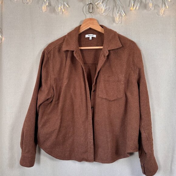 Madewell Flannel Kempton Button-Up Shirt | Size M - Picture 2 of 8